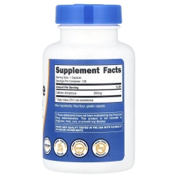 Nutricost, кофеин, 200 мг, 120 капсул