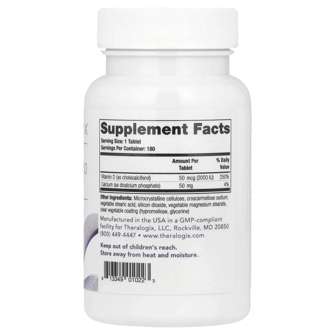 Theralogix, Thera-D 2000, 180 таблеток