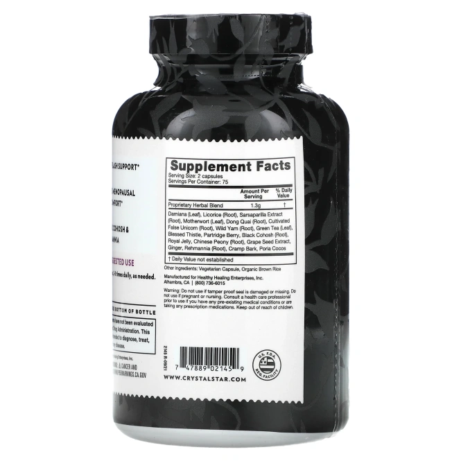 Crystal Star, Est-Aid, 150 вегетарианских капсул