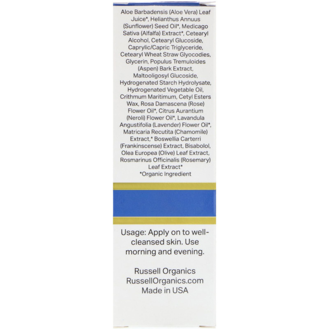 Russell Organics, Крем 24, 1 унция (30 мл)