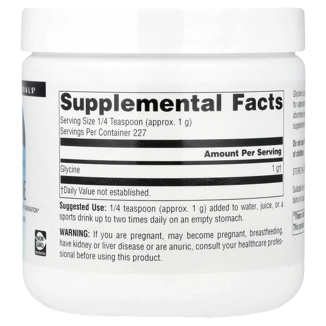 Source Naturals, глицин в порошке, 227 г (8 унций)