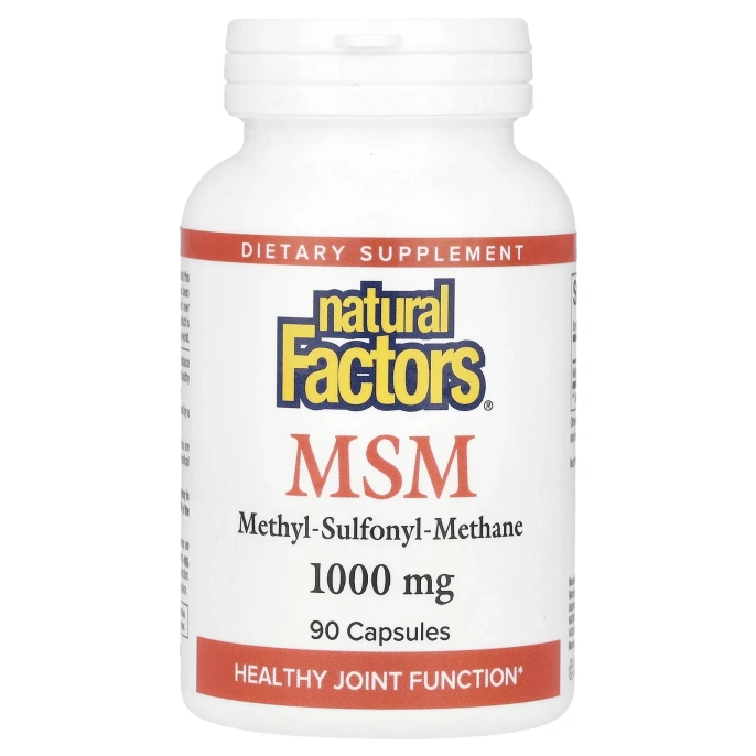 Natural Factors, МСМ, 1000 мг, 90 капсул