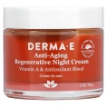 Derma E, Антивозрастной ночной крем, 2 унции (56 г)
