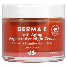 Derma E, Антивозрастной ночной крем, 2 унции (56 г)