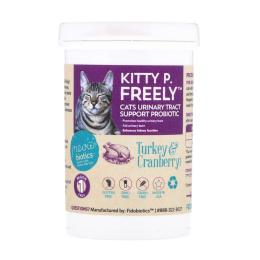 Fidobiotics, Kitty P. Freely, Turkey & Cranberry, Cats Urinary Tract, Support Probiotic, 1 Billion CFUS, 0.5 oz (14.5 g)