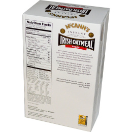 McCann's Irish Oatmeal, Овсяная каша быстрого приготовления, 12 пакетиков, каждый по 28 г