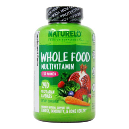 Naturelo, Цельнопищевые мультивитамины для мужчин 240 вег капсул