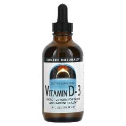 Source Naturals, Витамин D3, 2000 МЕ, 4 жидкие унции (118,28 мл)