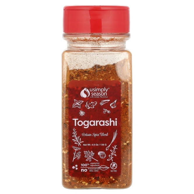 USimplySeason, Смесь ремесленных специй, тогараси, 136 г (4,8 унции)