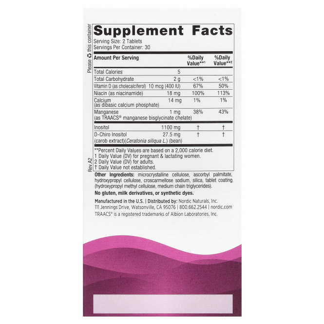 Nordic Naturals, поддержка фертильности, 60 таблеток