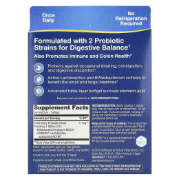 Nature's Way, Пробиотик ацидофильный жемчуг, 1 миллиард, 30 мягких таблеток