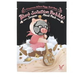 Elizavecca, Witch Piggy, Hell-Pore, набор тканевых черных кислородных масок с сывороткой для лица, 5 шт. по 28 г (1 унция)