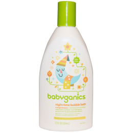 BabyGanics, Вечерняя пена для ванн, Цветущий апельсин, 12 унций (354 мл)