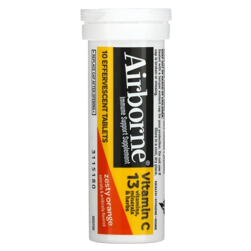 AirBorne, Шипучие таблетки  апельсиновым вкусом, 10 таблеток