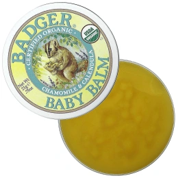 Badger Company, Детский бальзам, ромашка и календула, 0,75 унции (21 г)