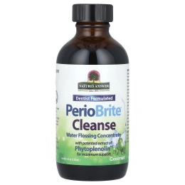 Nature's Answer, PerioBrite Cleanse, концентрат для полоскания рта, мята, 120 мл (4 жидкие унции)