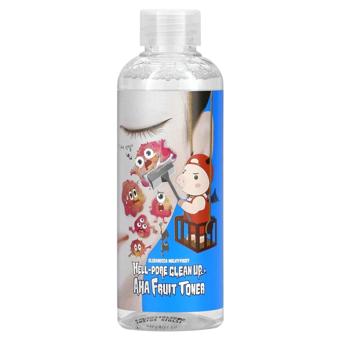 Elizavecca Осветляющий Пилинг Hell-Pore AHA Fruit Toner 200 мл