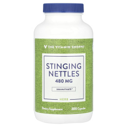 The Vitamin Shoppe, Крапива двудомная, 480 мг, 300 капсул