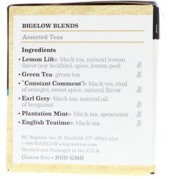 Bigelow, Ассорти чаев, смешанный набор, 18 чайных пакетиков, 1.10 унц. (31 г)