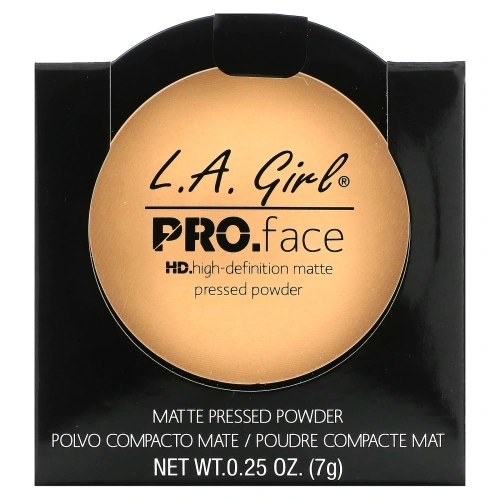 L.A. Girl, Компактная пудра для лица Pro Face HD, матирующая, оттенок Creamy Natural, 7 г