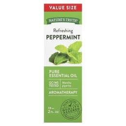 Nature's Truth, Чистое эфирное масло, освежающая перечная мята, 59 мл (2 жидк. унц.)