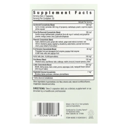 Country Farms, Суперфрукт и овощи, формула с натуральными фруктами и овощами, 60 капсул