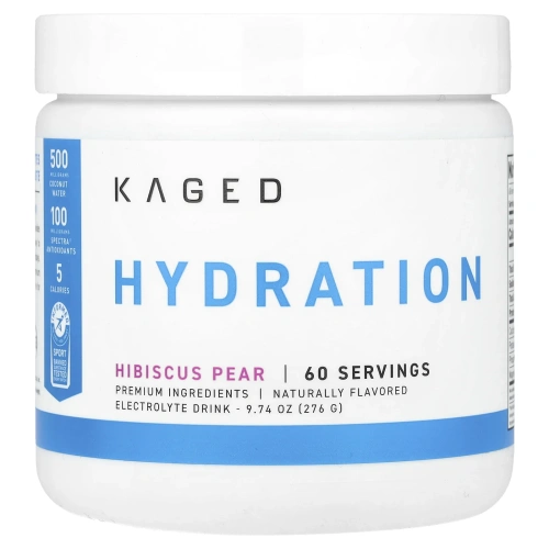 Kaged, Hydration, гибискус и груша, 276 г (9,74 унции)