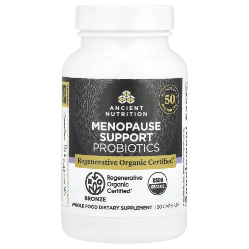 Ancient Nutrition, Пробиотики для поддержки менопаузы, 60 капсул