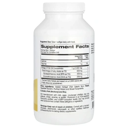 Super Nutrition, рыбий жир с омега-3, триглицерид Vivomega, 1000 мг, 240 рыбных капсул