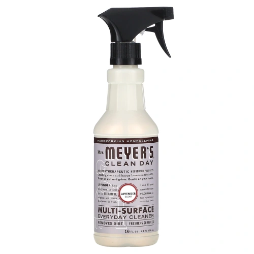 Mrs. Meyers Clean Day, Средство для очищения различного рода поверхностей, с запахом лаванды, 16 жидких унций (473 мл)
