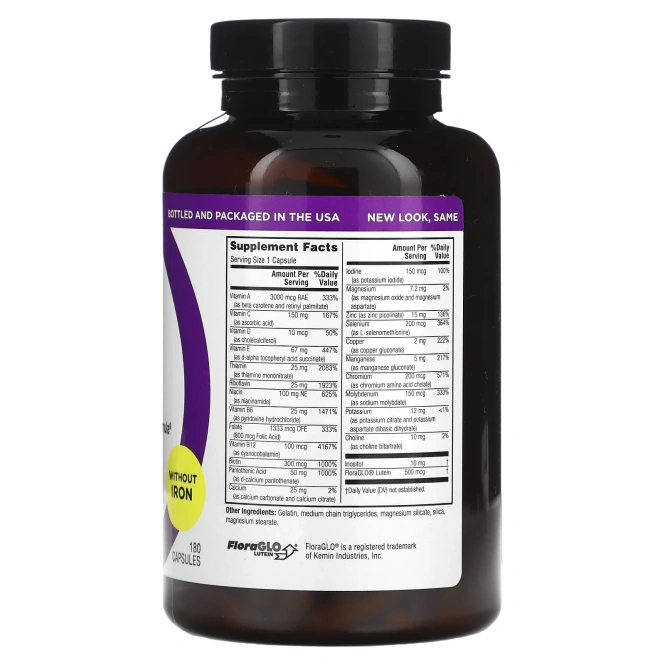 TwinLab, Daily One Caps без железа 180 капсул