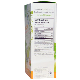 Rishi Tea, Органический зеленый чай, cэнтя, 12 пакетиков, 0,33 унции (9,6 г)