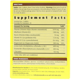 New Nordic US Inc, Melissa Dream, формула сна, 40 таблеток