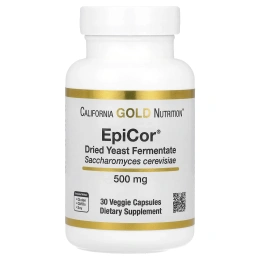 California Gold Nutrition, EpiCor, сухой дрожжевой ферментат, 500 мг, 30 растительных капсул