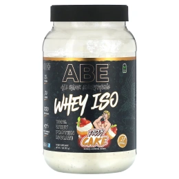 ABE, Whey ISO, сывороточный протеин, рисовый торт, 907 г (2 фунта)