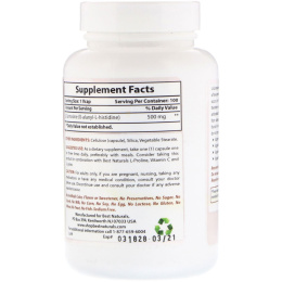 Best Naturals, L-Carnosine, 500 mg , 100 VCaps