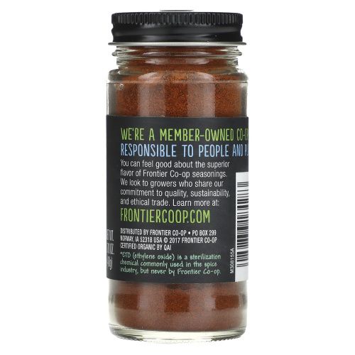 Frontier Natural Products, Молотый органический кайенский перец, 48 г