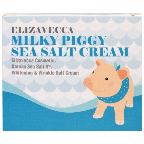 Elizavecca, Крем с морской солью «Молочный поросенок», 100 г