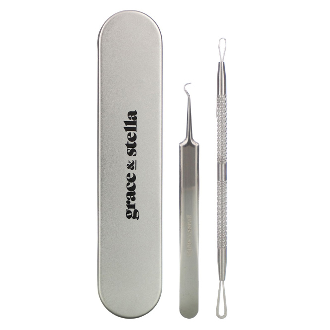 Grace & Stella, набор для удаления черных точек, 2 предмета