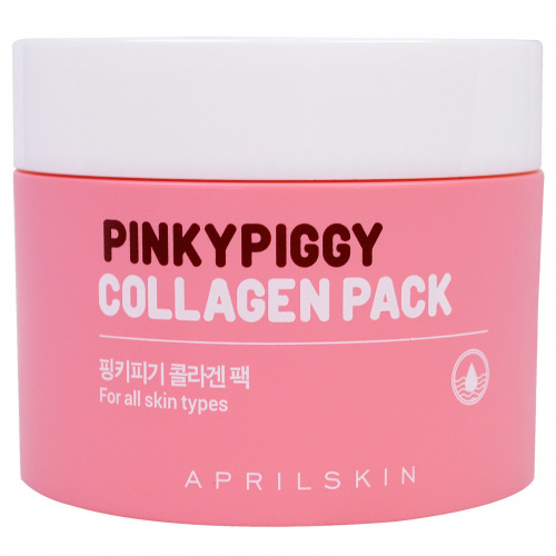 April Skin, PinkyPiggy Увлажняющий крем с коллагеном, 3,38 унций (100 г)