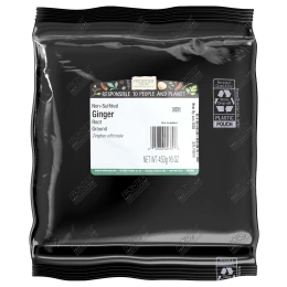 Frontier Co-op, молотый корень имбиря, несульфитированный, 453 г (16 унций)
