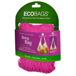 ECOBAGS, Коллекция для рынка, авоська, длинная ручка 22 дюйма, фуксия, 1 сумка
