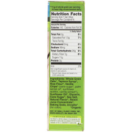 Cascadian Farm, Органические Жевательные Батончики из Гранолы, Ванильный Вкус 6 батончиков, 1.2 унции (35 г) каждый