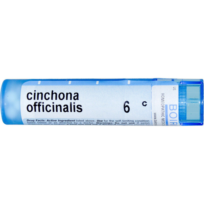 Boiron, Single Remedies, Хинное дерево (Cinchona Officinalis), 6C, приблизительно 80 гранул