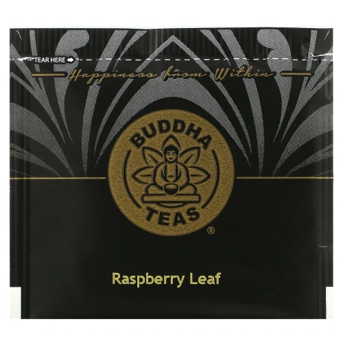 Buddha Teas, Органический травяной чай, листья малины, 18 чайных пакетиков, 24 г (0,83 унции)
