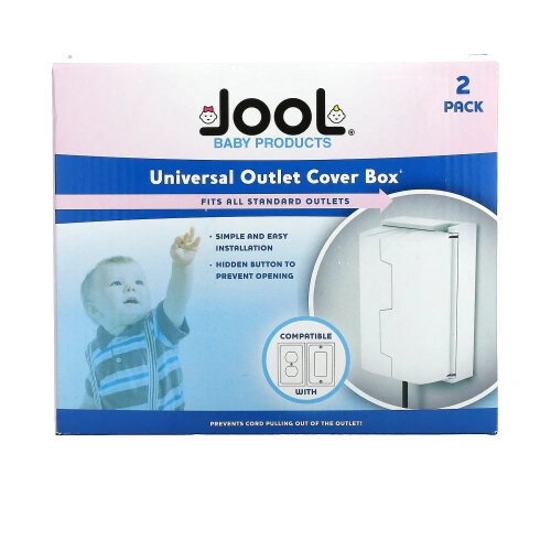 Jool Baby Products, Универсальная крышка для розеток, 2 шт.