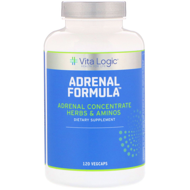 Vita Logic, Состав для надпочечников, 120 вегетарианских капсул