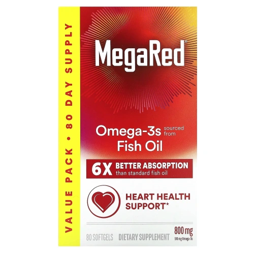 Schiff, MegaRed, Advanced, 800 мг, 80 мягких таблеток