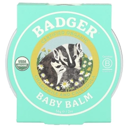 Badger Company, Детский бальзам, ромашка и календула, 2 унции (56 г)