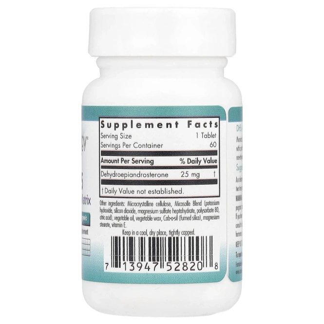 Nutricology, ДГЭА 25, микронизированная липидная матрица, 60 таблеток с насечкой